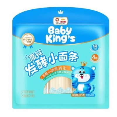 金龙鱼 Boby King's 钙铁锌发酵小面条 儿童高钙挂面 225克包装图7
