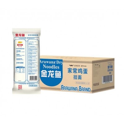 金龙鱼 家常鸡蛋挂面500g*20袋 整箱装图2