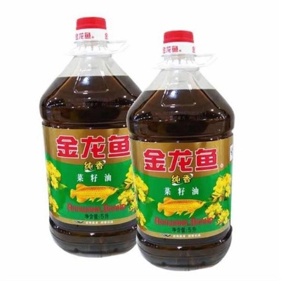 金龙鱼5L/桶醇香菜籽油 纯正菜籽油图5