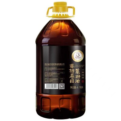 天府菜油四川浓香菜籽油6.18L/桶图2