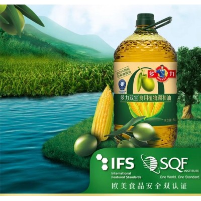 多力双宝食用植物调和油5L/桶图6