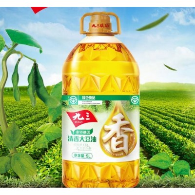 九三清香大豆油非转基因清香大豆油5L/桶图4