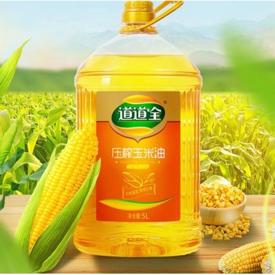 道道全压榨玉米油一级压榨玉米油，非转基因物理压榨食用油5L/桶图3
