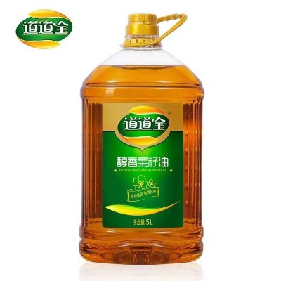 道道全非转基因原香菜籽油5L/桶 优质菜籽植物油图3