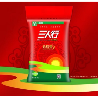 三人行长粒香大米仁杰米业 永远都是新香米25kg/袋图4