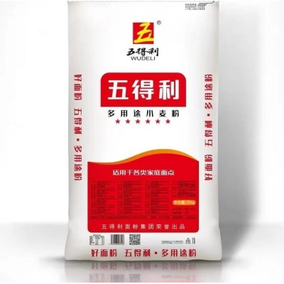 五得利六星多用途小麦粉面粉25kg/袋 新概念好吃永不变图4