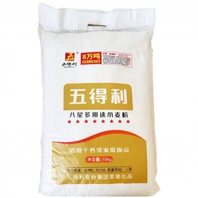 五得利八星多用途小麦面粉新概念好吃永不变10kg/袋图3