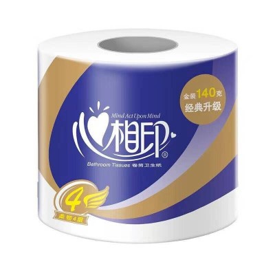 心相印卷纸心柔系列 卷筒卫生纸BT910 140克/卷  4层27卷图3
