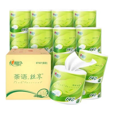 心相印茶语经典 卷筒卫生纸 140克/卷  4层27粒图4