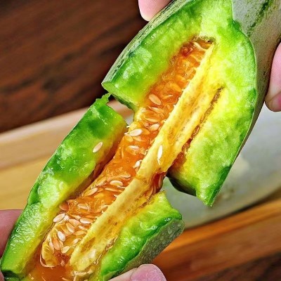 羊角蜜瓜角蜜甜瓜脆甜香瓜当季新鲜水果  5斤/箱图5