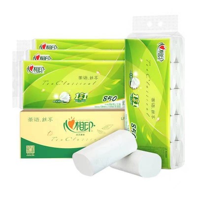 心相印 茶语卷纸无芯卫生纸 85g*10卷  4层图5