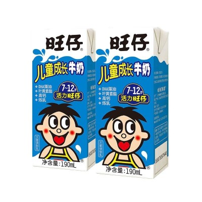 旺旺 旺仔牛奶 礼盒装 190ml*12瓶 整箱装图3