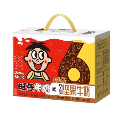 旺旺 旺仔牛奶 送礼佳品 6原味+坚果牛奶2原味 (组合装) 245ml*8图2