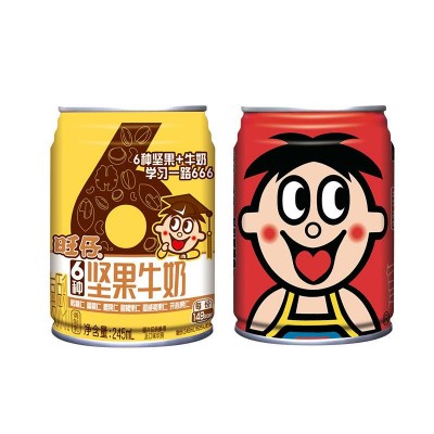 旺旺 旺仔牛奶 送礼佳品 6原味+坚果牛奶2原味 (组合装) 245ml*8图3
