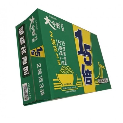 今麦郎大今野1.5倍葱香排骨面132g*24袋/箱图2