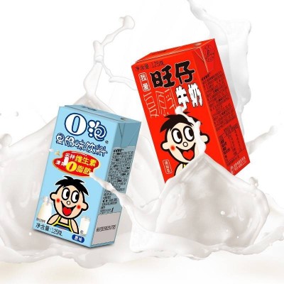 旺旺 旺仔牛奶 送礼佳品 16原味+4原味0泡 礼盒装 125ml*20罐 整箱装图5