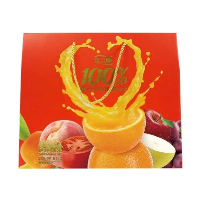汇源100%果汁1L*4大盒装橙汁苹果汁桃汁葡萄汁纯果汁饮料饮品果饮图3