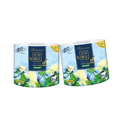 清风卷纸 花萃臻品160g*12卷 4层加厚卫生纸图5