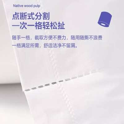 顺清柔有芯卷纸卫生纸5层200g*10卷图5