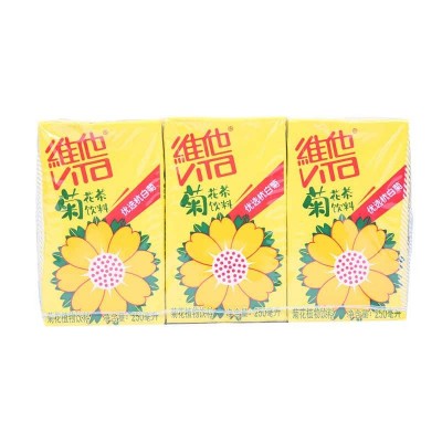 维他菊花茶250ml*16盒装茶饮料清爽菊花味饮料夏季整箱批发图3