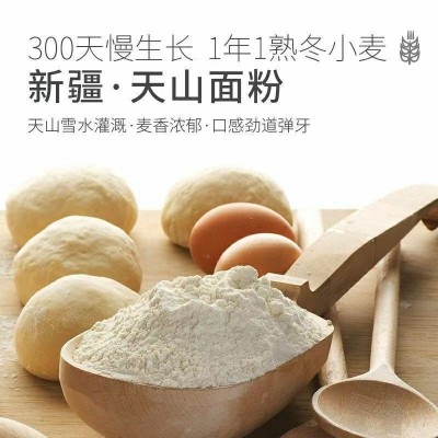 天山小麦粉特制一等麦香劲道5kg/袋图4