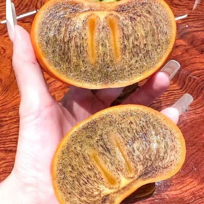 巧克力黑糖脆柿子 4-15斤/箱图5