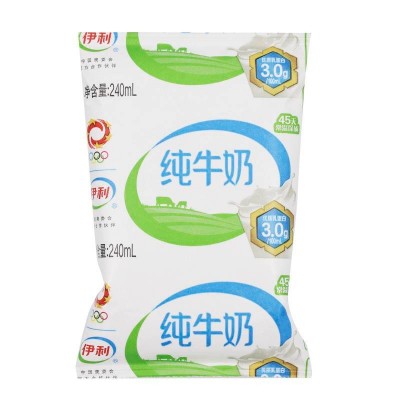 伊利利乐枕纯牛奶 240ml*16袋 整箱装图4