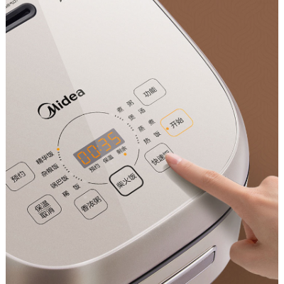 美的(Midea)电饭煲4L智能 预约精铁釜内胆家用多功能电饭锅图5