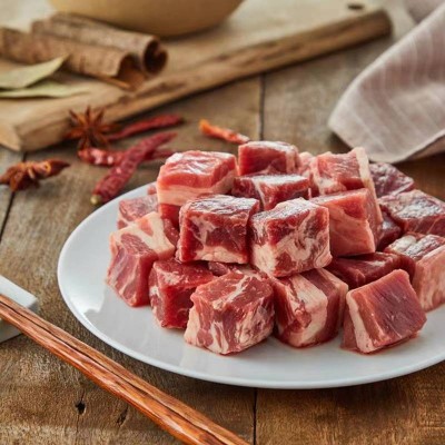 恒都国产原切牛腩块10斤冷冻  谷饲牛肉/袋装图5