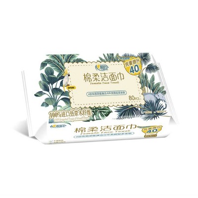 心相印抽取式棉柔系列洁面巾 80片图2