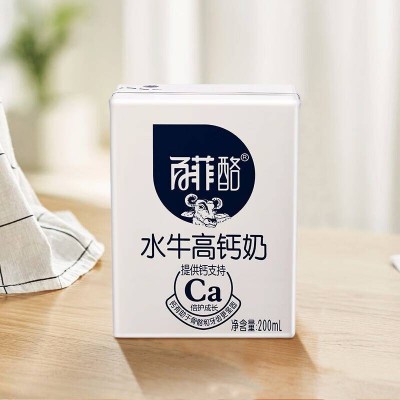 百菲酪 水牛高钙奶 200ml*10简装 整箱装图3