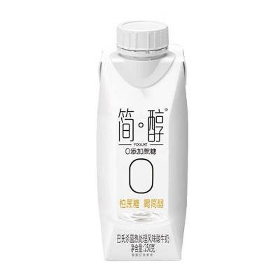 百菲酪简醇梦幻盖 0添加蔗糖君乐宝 250g*10瓶 整箱装图4