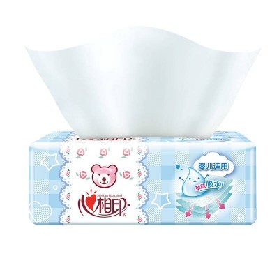 心相印婴儿抽纸巾无香纸抽儿童纸巾母婴宝宝面巾纸3层100抽20包图3