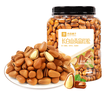 良品铺子 长白山红松500g 每日坚果干果东北开口松子家庭量贩出图4