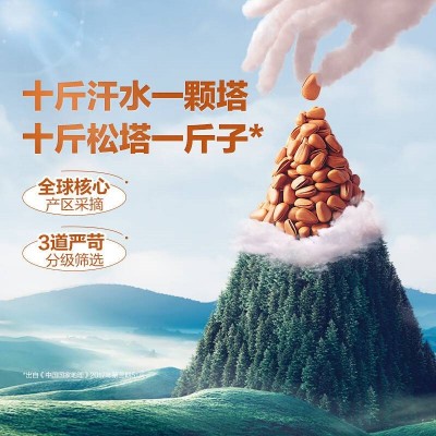 良品铺子 长白山红松500g 每日坚果干果东北开口松子家庭量贩出图2