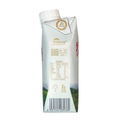 天润兵团牧场梦幻盖纯牛奶4.0g 250ml*10盒 整箱装图3