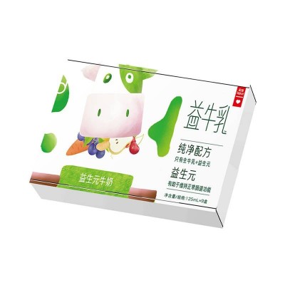 乐纯益生元儿童牛奶4.0g蛋白早餐奶 125ml*9盒 整箱装图2