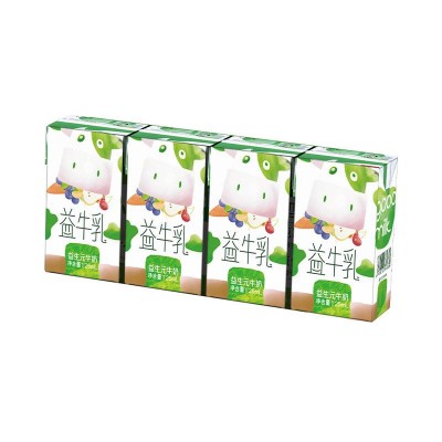 乐纯儿童牛奶4.0g高蛋白早餐奶 125ml*4 整箱装图5