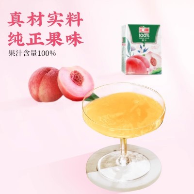 汇源100%果汁200ml*24盒 整箱 橙汁桃汁苹果葡萄汁纯果汁图4