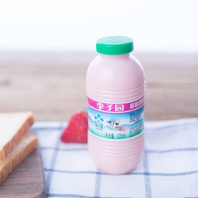李子园草莓风味甜牛奶乳饮料 225ml*20瓶 整箱装图5