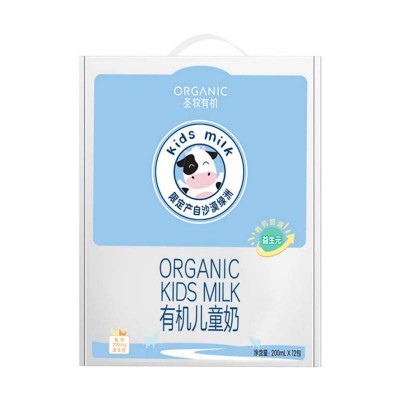 蒙牛 圣牧有机纯牛奶(乌兰布和沙漠产地) 蒙牛旗下高端有机儿童牛奶200ml*12盒 整箱装图5