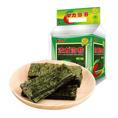 波力海苔原味 24g*5盒 整箱装图5