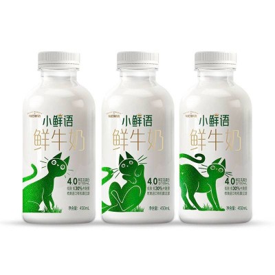 蒙牛每日鲜语小鲜语低脂鲜牛奶 450ml*12/箱图2