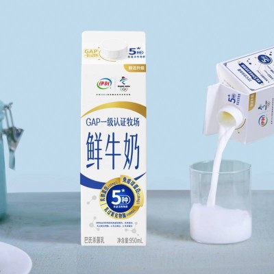 伊利屋顶包鲜牛奶 950ml*5瓶 整箱装图4