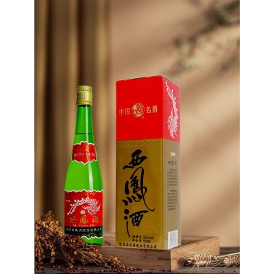 西凤酒 黄标高脖绿瓶 55度 500ml*6瓶 整箱图4