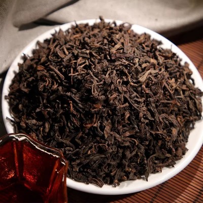 十年云南勐海普洱茶熟茶散茶 散装1000g金芽10年陈香宫廷熟普茶叶图3