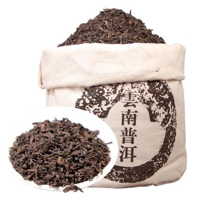 十年云南勐海普洱茶熟茶散茶 散装1000g金芽10年陈香宫廷熟普茶叶图5