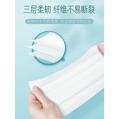 洁柔抽纸新品白茶花清香型3层100实惠装图4