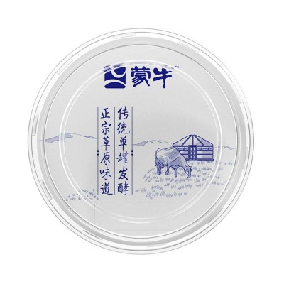 蒙牛内蒙古老酸奶原味 140g*12碗 整箱装(十件起订)图3