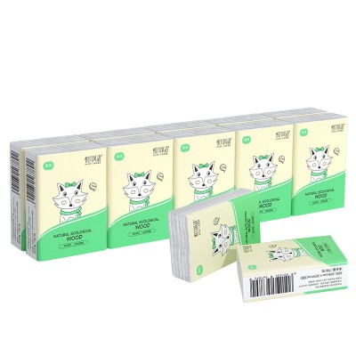 悦竹风语50包原木手帕纸小包纸卫生纸餐巾纸厕纸手纸纸巾纸家用实惠装批发图7
